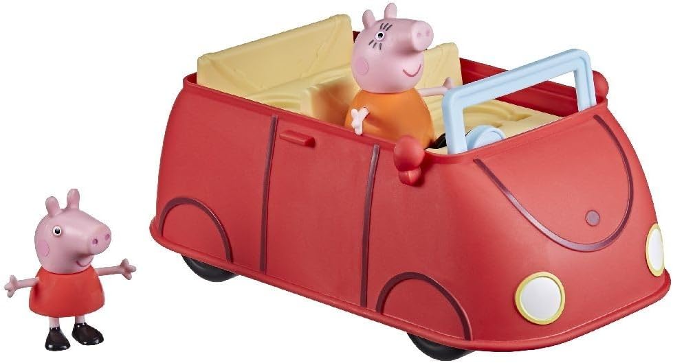 Peppa Pig Peppa’s Family Red Car Preschool Toy with Speech and Sound Effects, for Ages 3 and Up