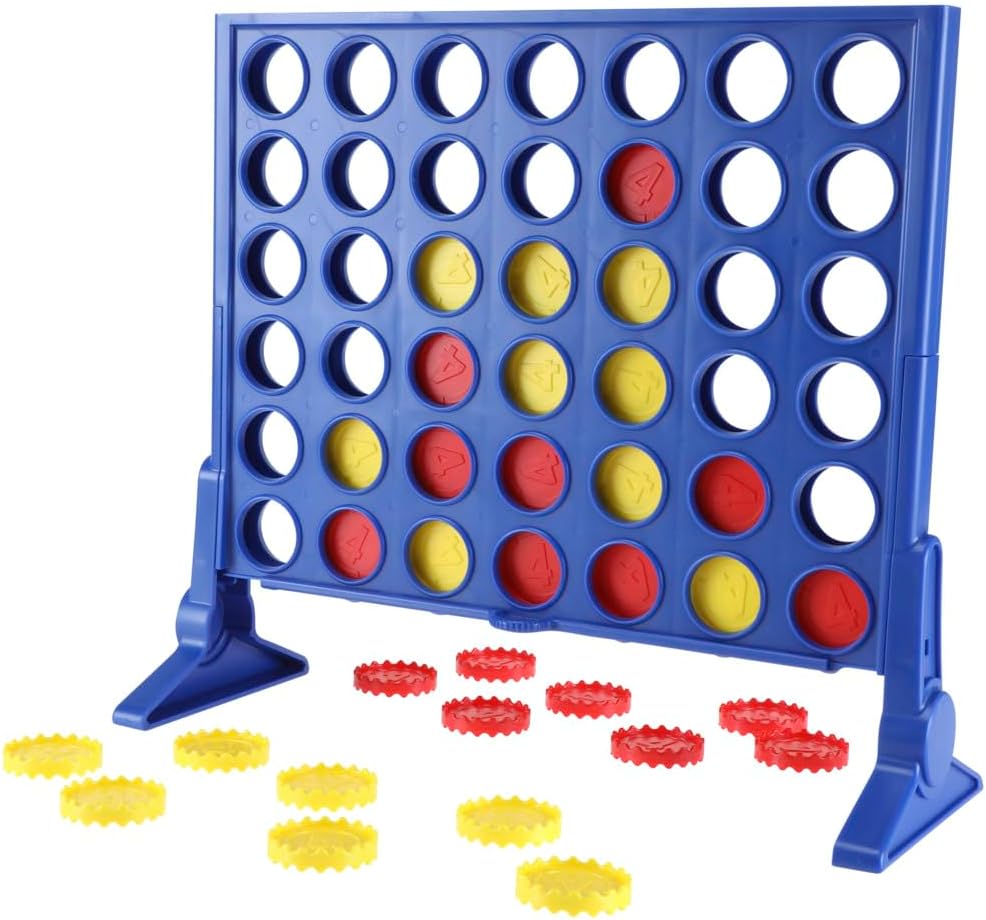 The Classic Game of Connect 4 Strategy Board Game, 2 Players, Ages 6 and Up