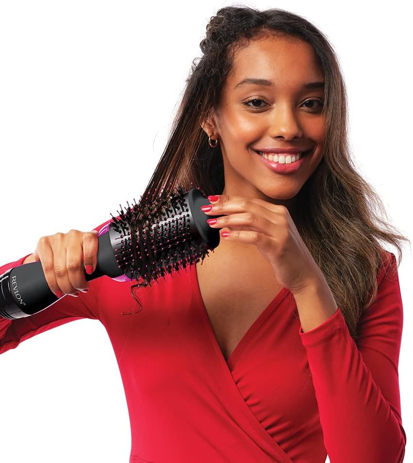 Revlon One-Step Hair Dryer and Volumizer - 2-in-1 Styling Tool with Ionic and Ceramic Technology, Oval Design, RVDR5222