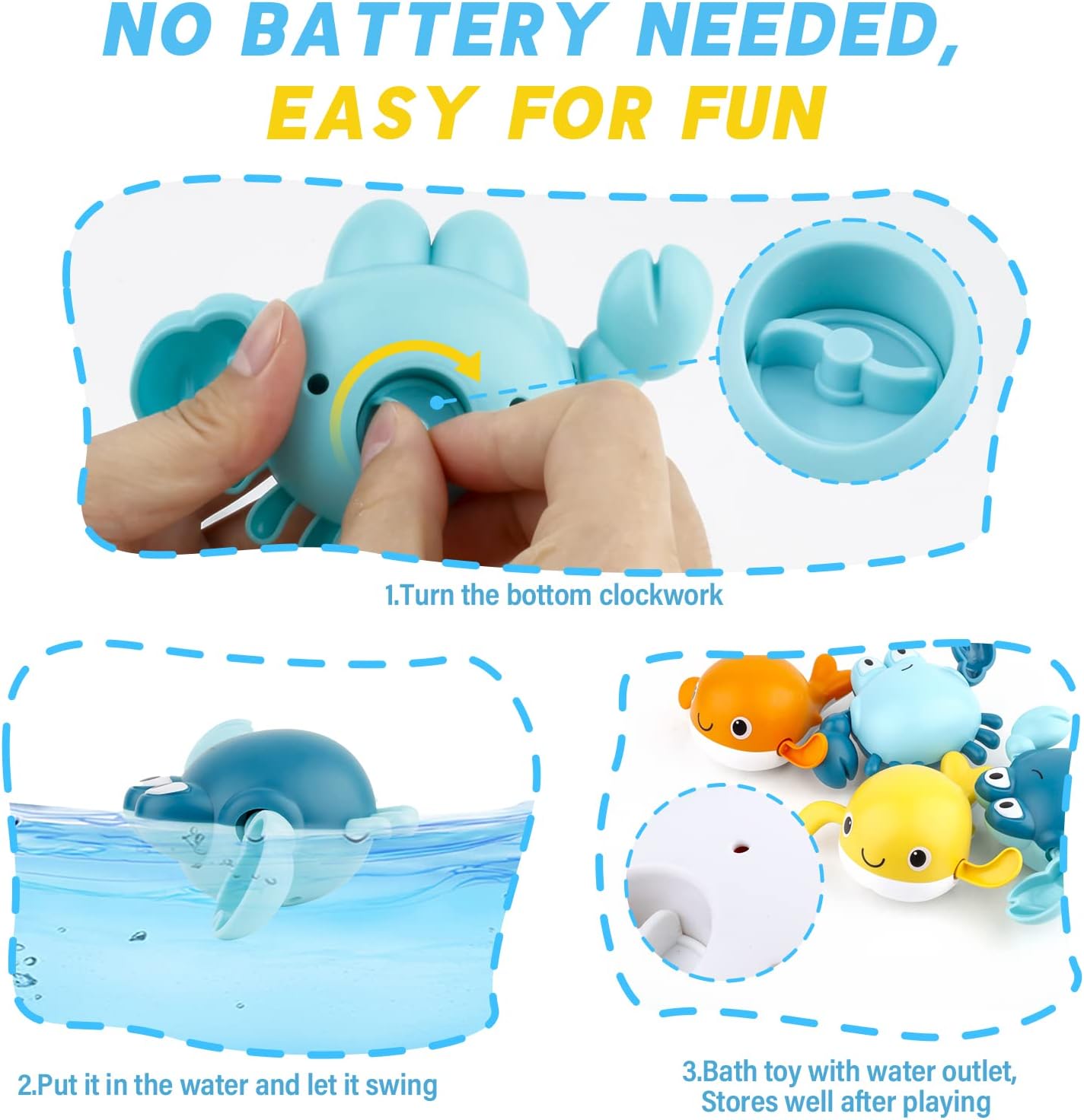 Magnetic Fishing Game Bath Toy - Interactive Bath Time Fun for Babies