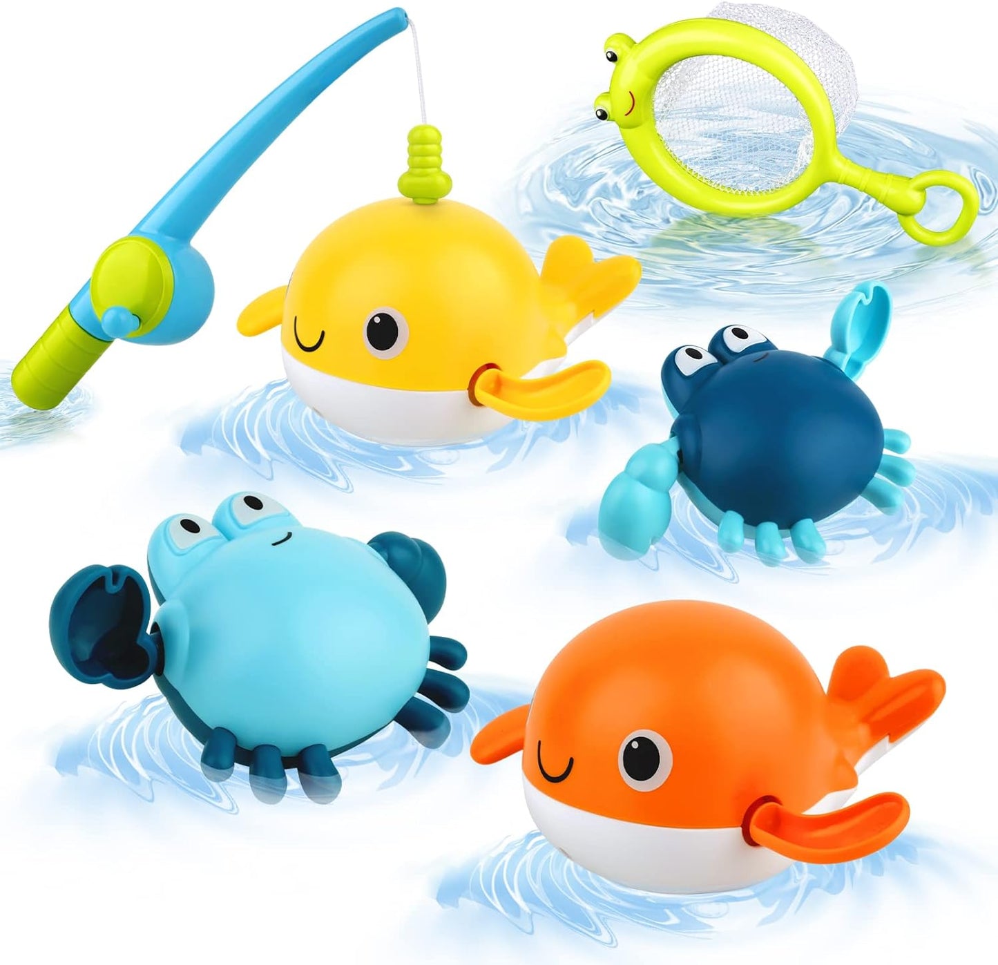 Magnetic Fishing Game Bath Toy - Interactive Bath Time Fun for Babies