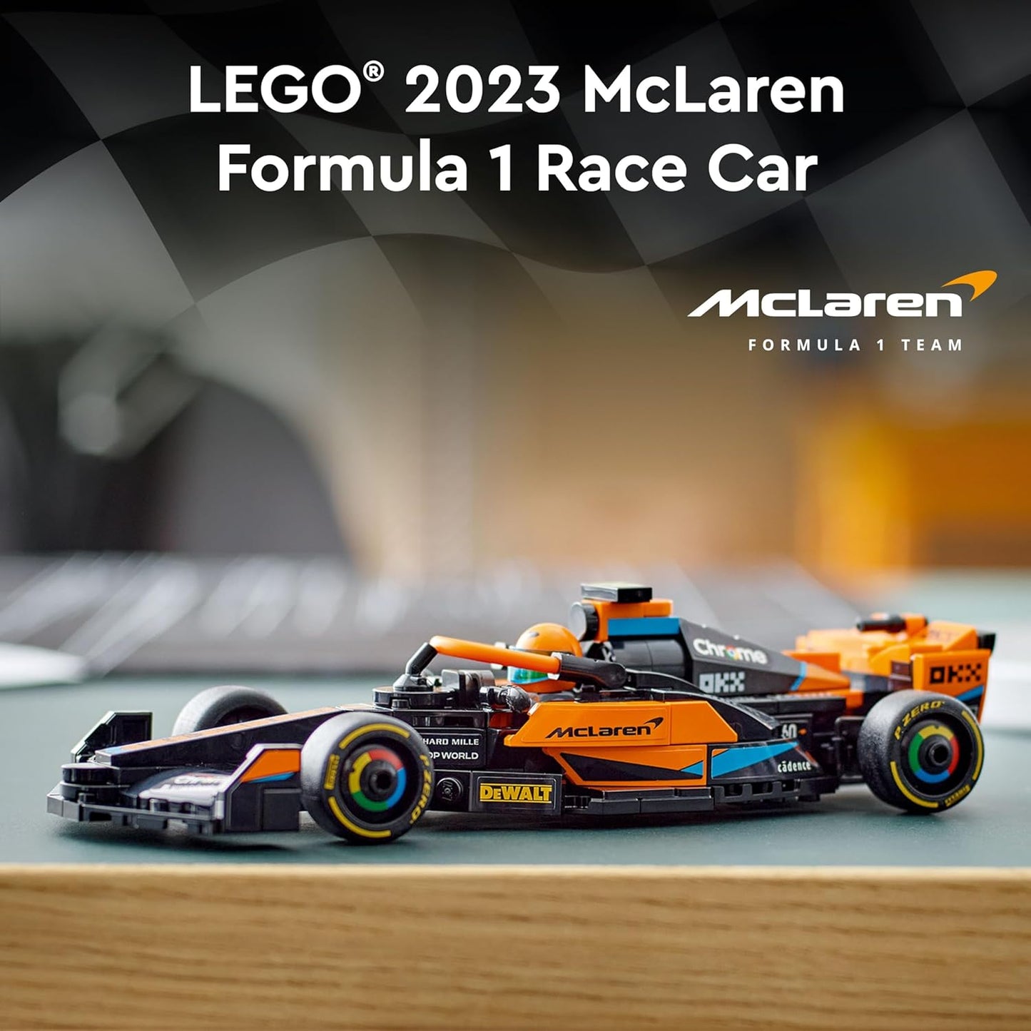 LEGO Speed Champions 2023 McLaren Formula 1 Race Car Toy for Kids Aged 9 and Up