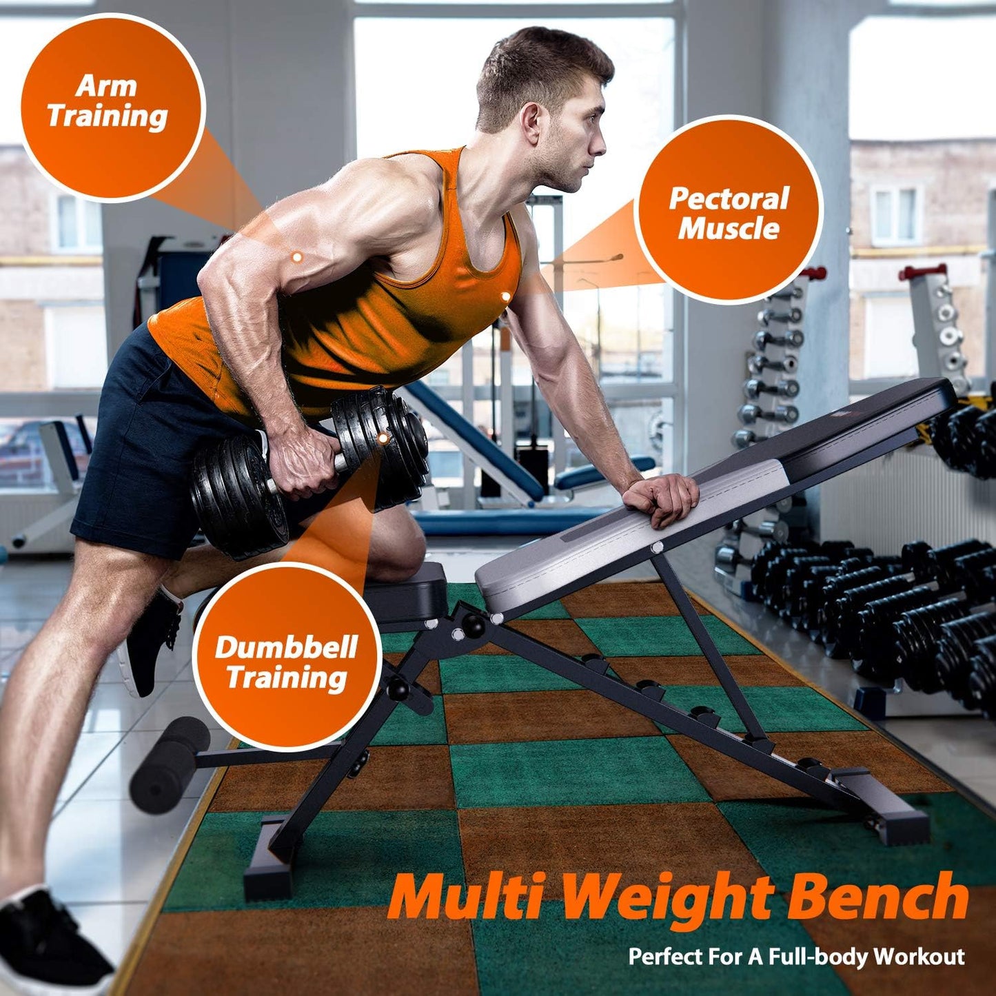 WINNOW Adjustable Weight Bench: Your Versatile Home Gym Solution