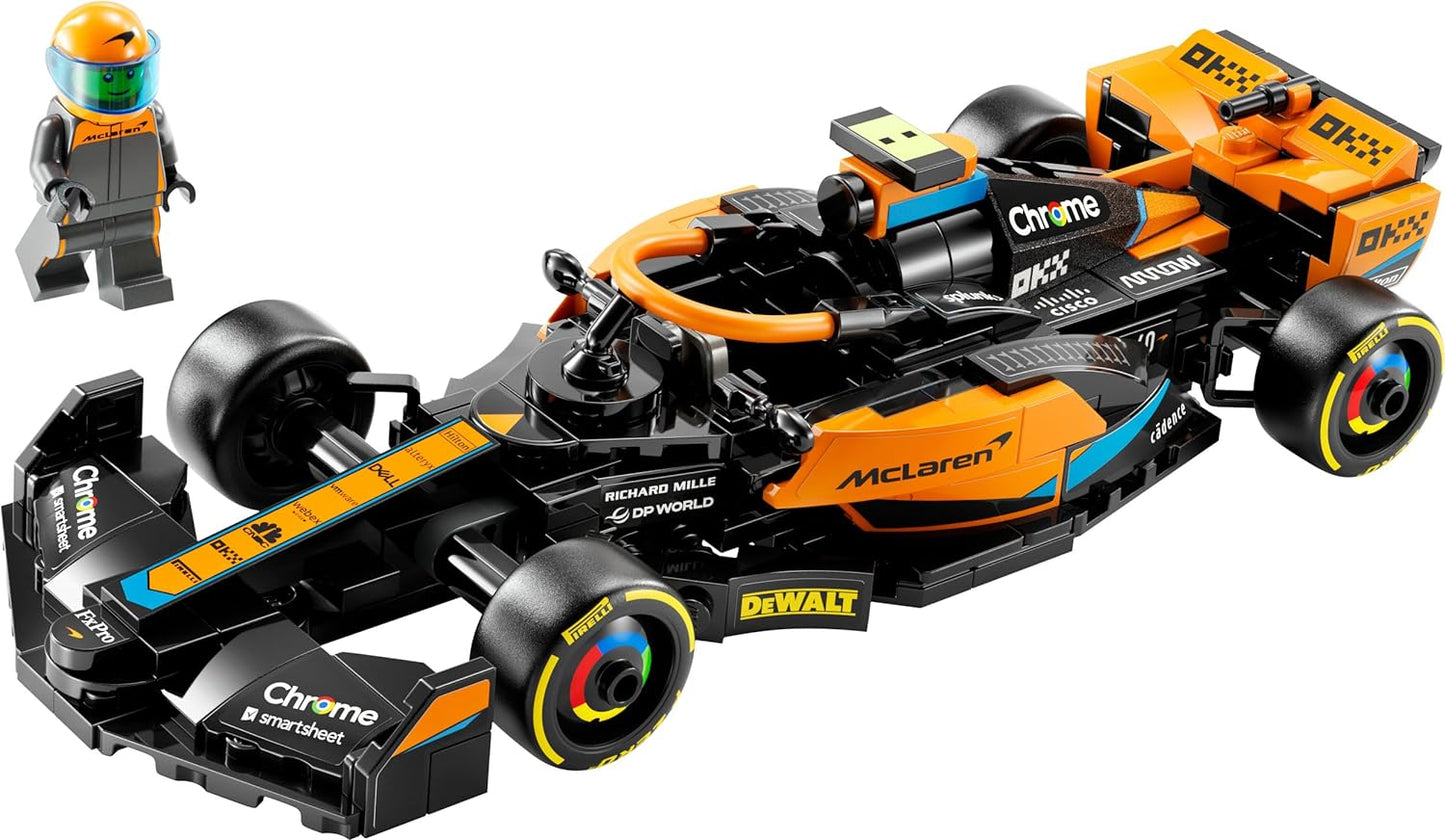 LEGO Speed Champions 2023 McLaren Formula 1 Race Car Toy for Kids Aged 9 and Up